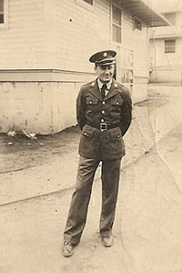 Wendall Thomas Scofield at Camp Cullen during WWII
